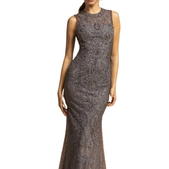 NWT Aspeed Design L1975 Evening Dress Charcoal size S - Picture 1 of 9